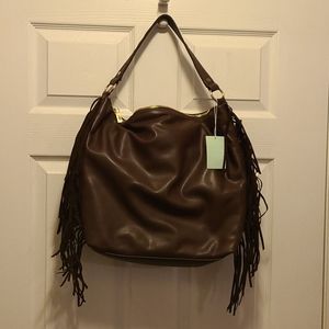 Deux Lux Fringed Hobo Bag